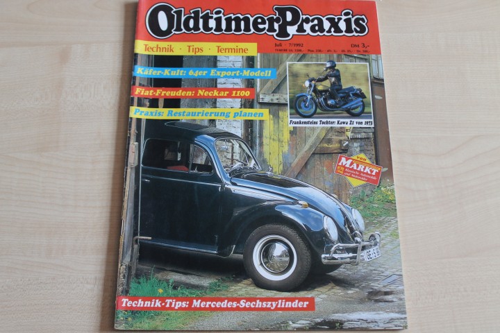 Deckblatt Oldtimer Praxis (07/1992)